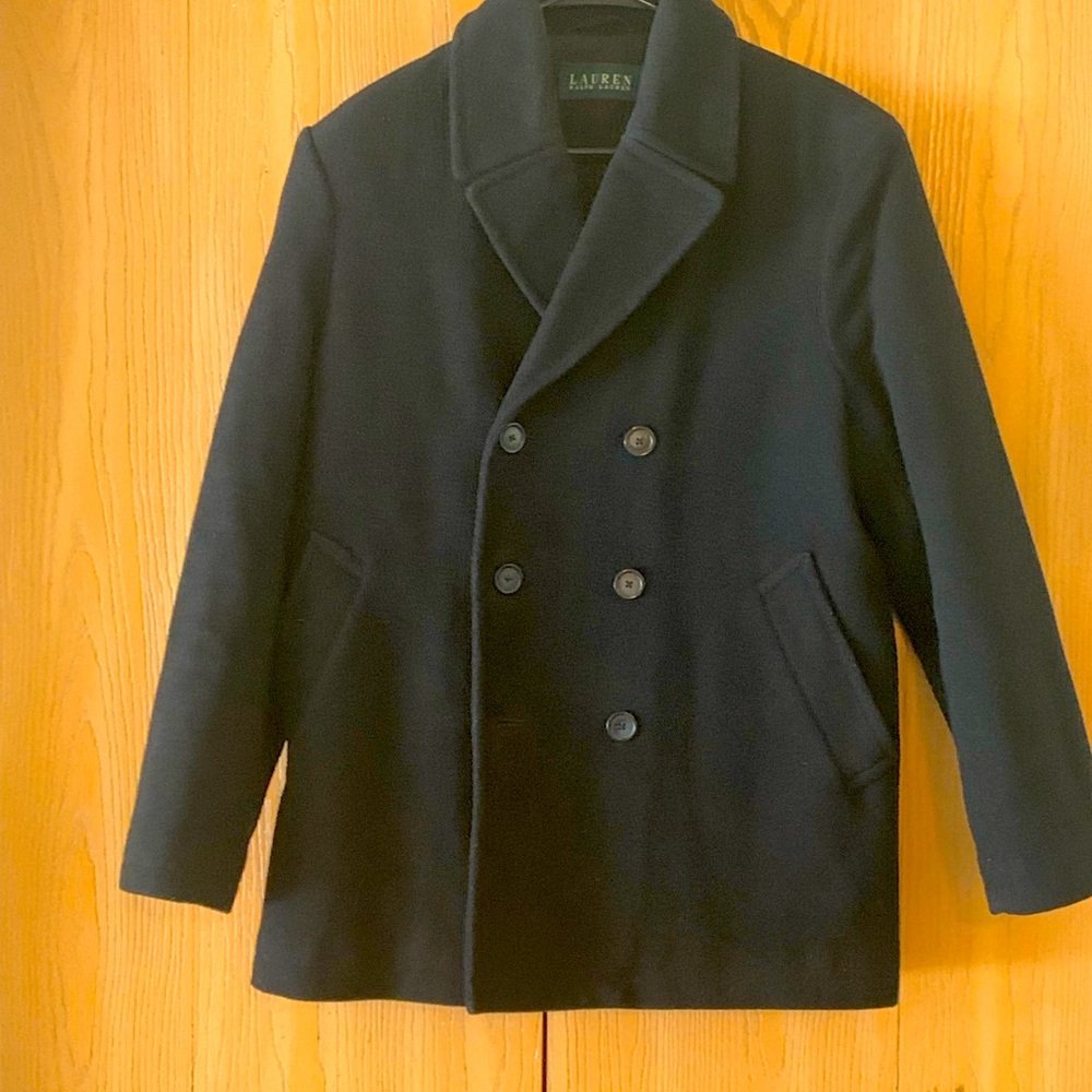 Ralph Lauren Wool Blend Peacoat